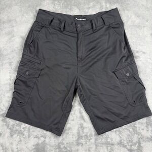 Denali Mens Black Cargo Shorts Size 34 Stretch Outdoor Hiking Walking Utility